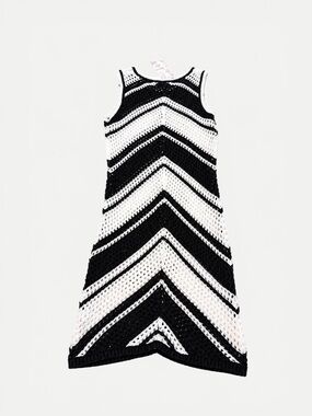 Willow & Wind Crochet Chevron Sleeveless Dress – Size Medium – NWT